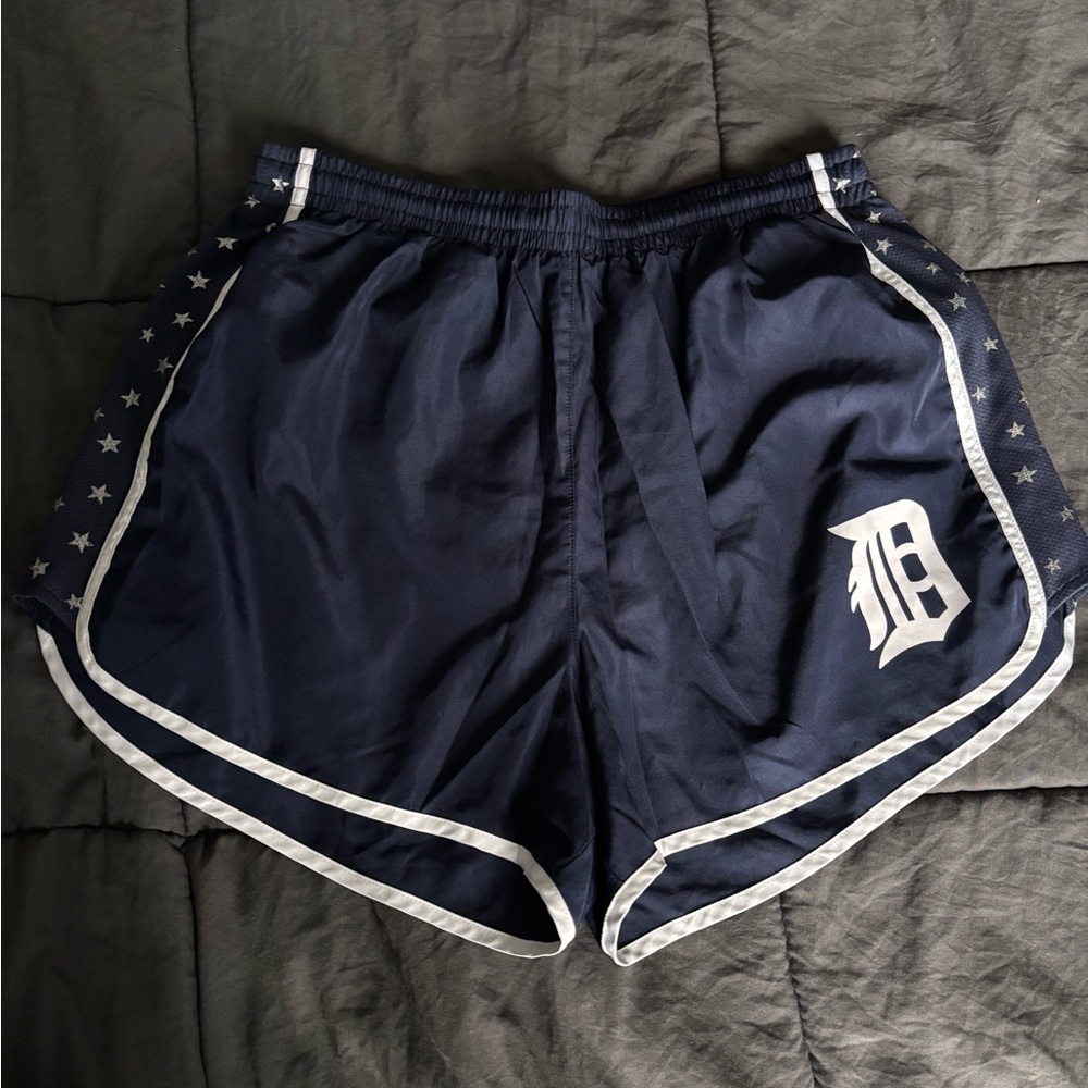 Detroit Tigers Victoria's Secret Dark Blue Athletic Shorts